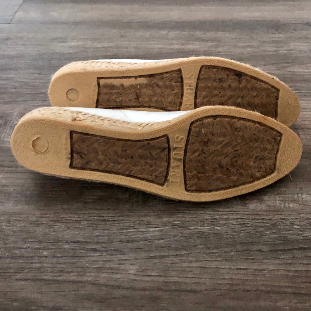 Vintage Stuart Weitzman White Star Wedges - Picture 7 of 11